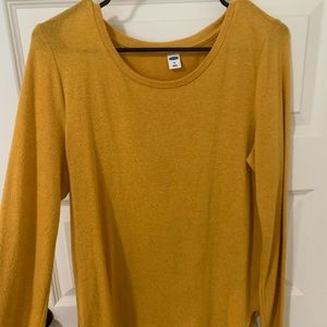 Mustard yellow old navy long sleeve